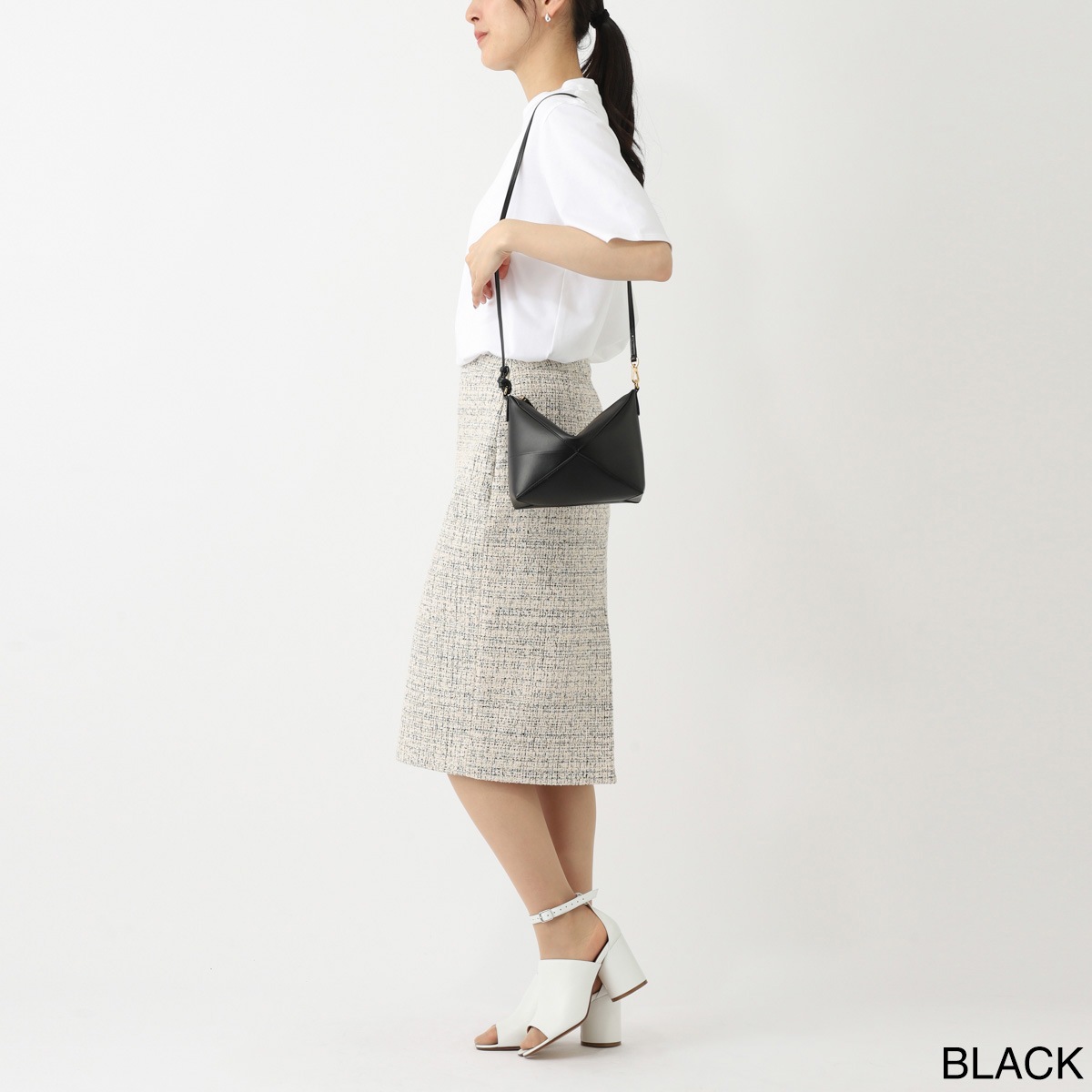 【訳あり】【アウトレット】LOEWE ロエベ ショルダーバッグ 2WAY/PUZZLE FOLD POUCH パズル フォルド ポーチ レディース