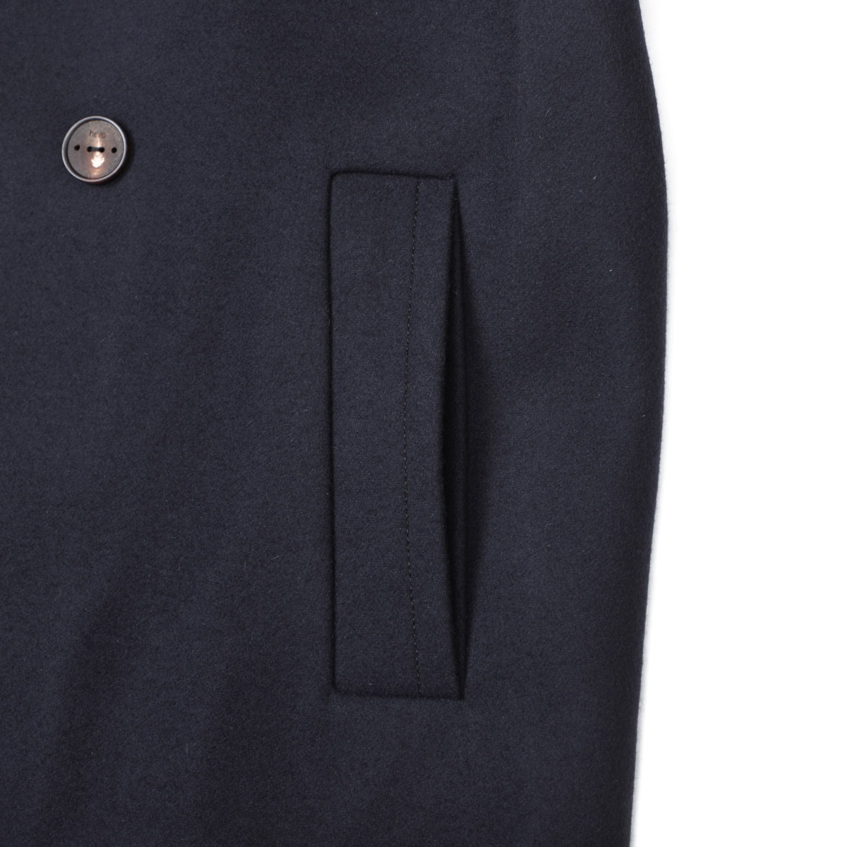 Hevo BRINDISI タイロッケンコート ベルテッド ネイビー 44