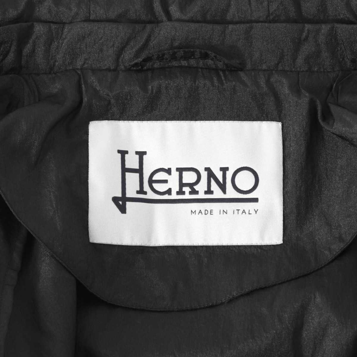 HERNO ヘルノ フーデッド コート/ロング パーカ/SHINY TECH CRINKLE シャイニーテッククリンクル【大きいサイズあり】 レディース