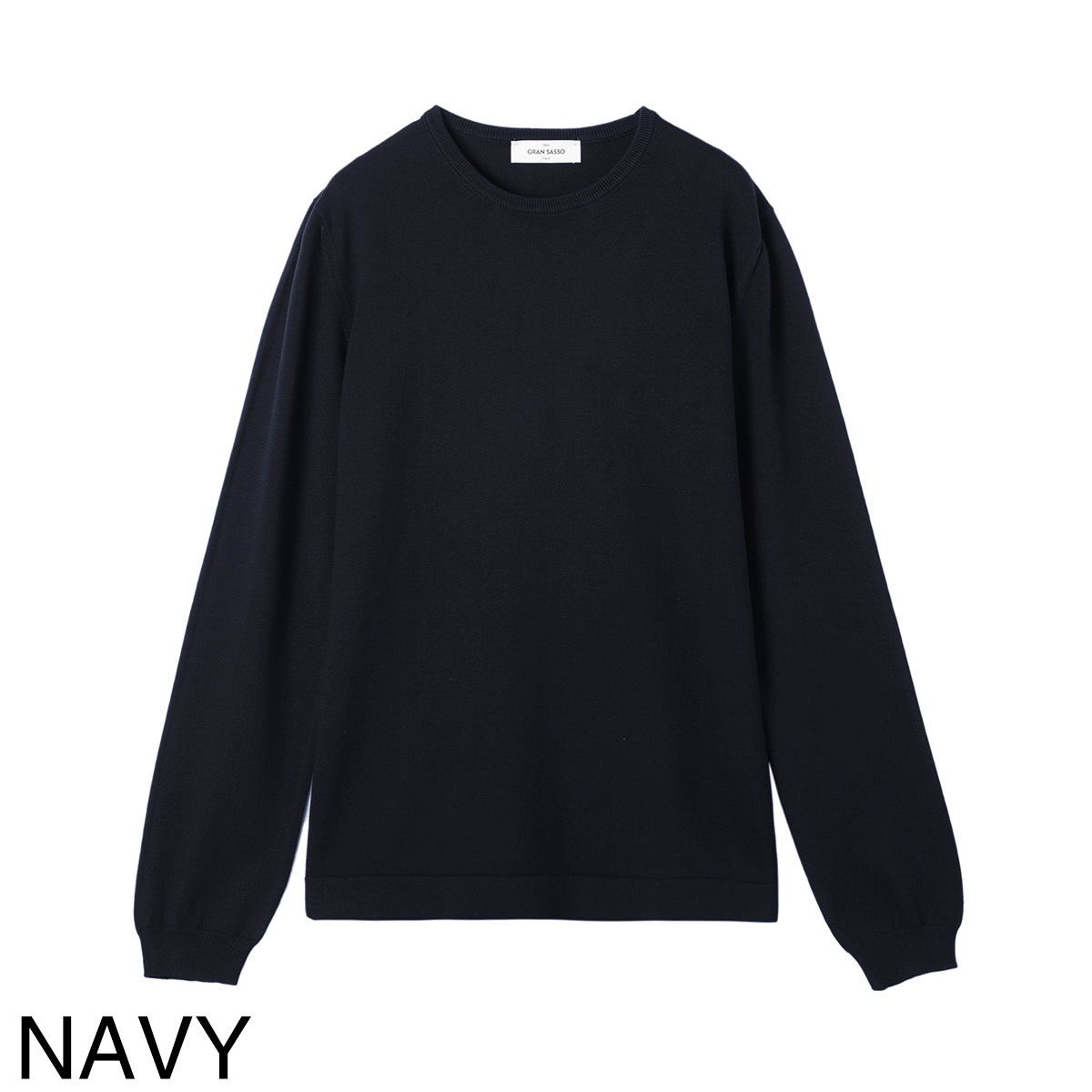 Gran Sasso グランサッソ クルーネックニット/PARICOLLO M/L 12G