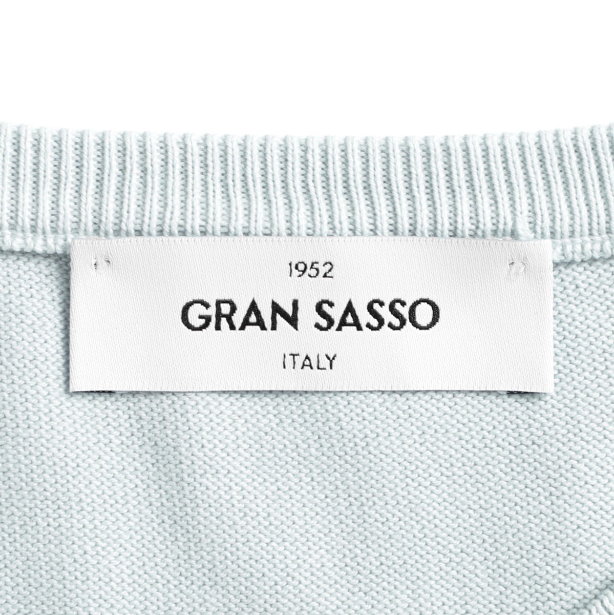 Gran Sasso グランサッソ クルーネックニット/PARICOLLO M/L 12G【大きいサイズあり】 メンズ