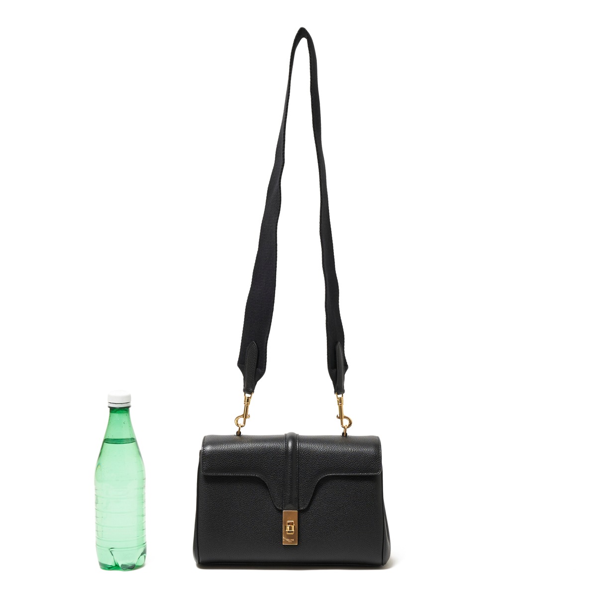 【ヴィンテージ】Rank:A☆Celine Blue Soft16 ショルダーバッグ CELINE セリーヌ ショルダーバッグ ネイビー ガンチーニ レザー