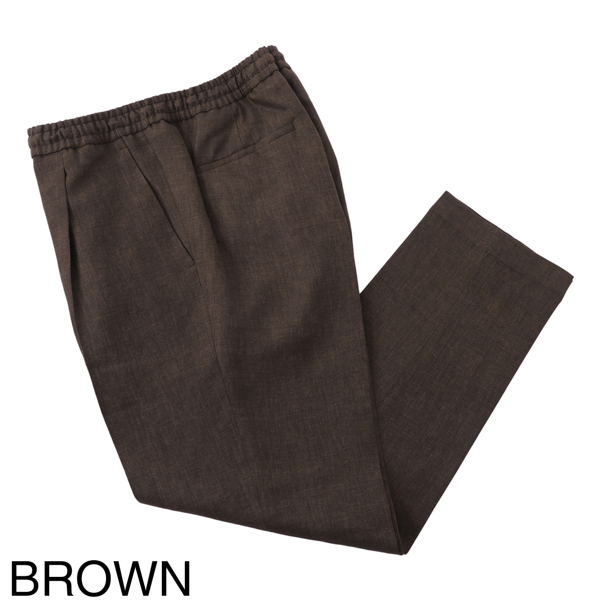 BRIGLIA 1949リネンストライプ イージースラックスWimbledon BRIGLIA 1949リネンストライプ イージースラックスWimbledon