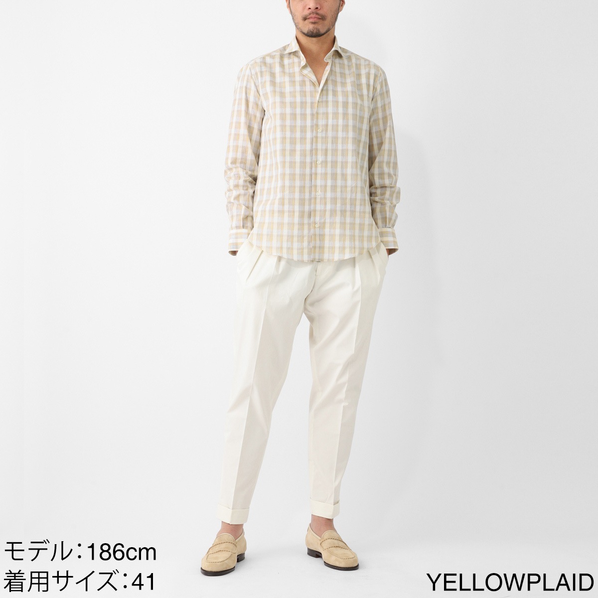 DASE デイス ホリゾンタルカラー シャツ/総柄シャツ メンズ