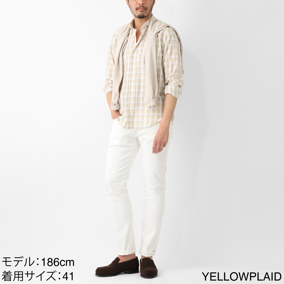 DASE デイス ホリゾンタルカラー シャツ/総柄シャツ メンズ