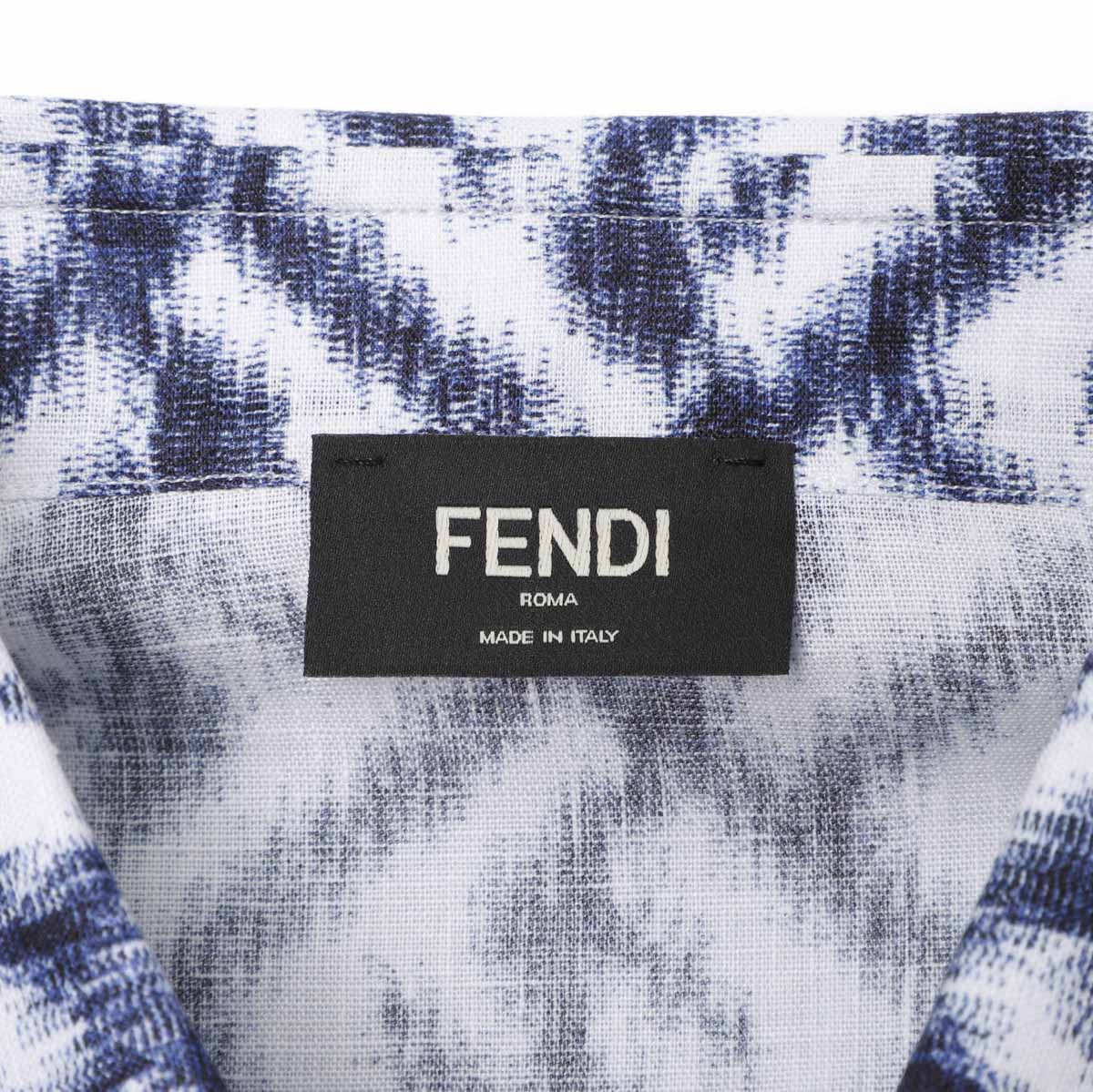 FENDI フェンディ 半袖シャツ 楽天市場】フェンディ FENDI シャツ メンズ 半袖 カジュアルシャツ