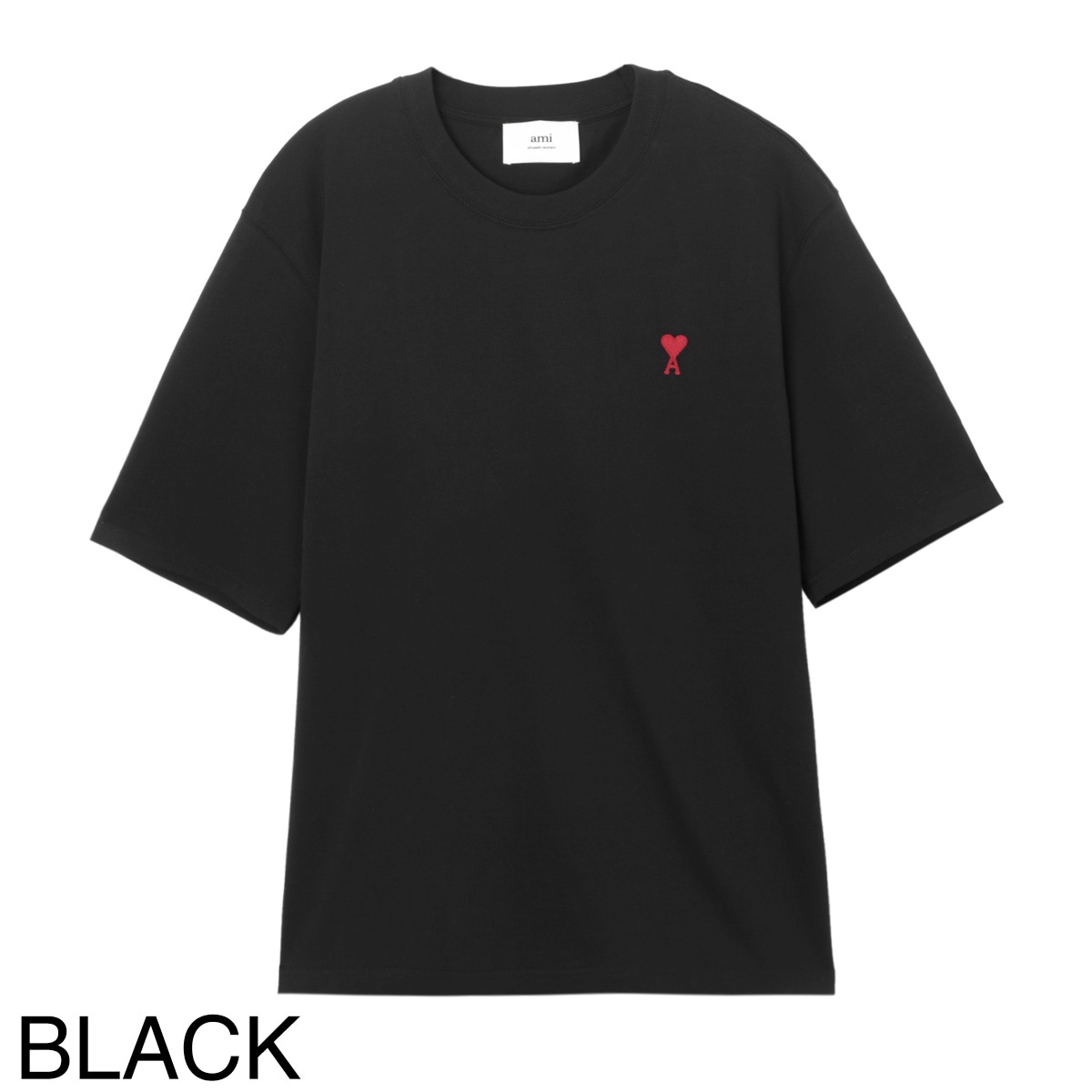 AMI アミ クルーネックTシャツ/RED AMI DE COEUR TSHIRT