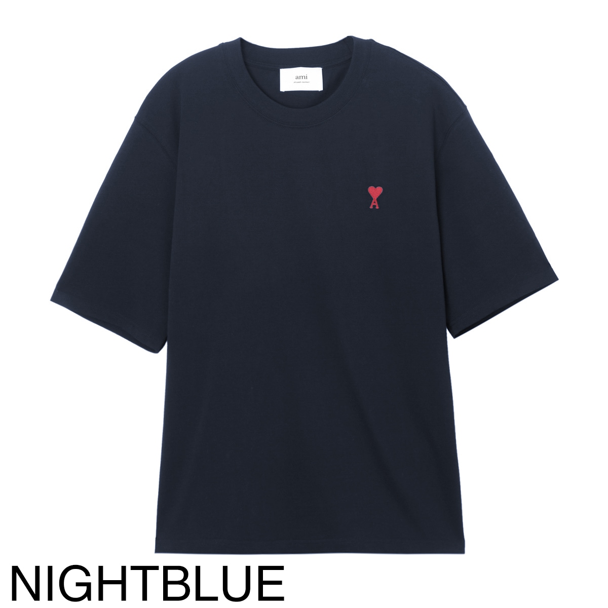 AMI Paris★ブラウン Red Ami de Coeur 長袖Tシャツ AMI Alexandre Mattiussi アミパリス Tシャツ 長袖 PARIS メンズ
