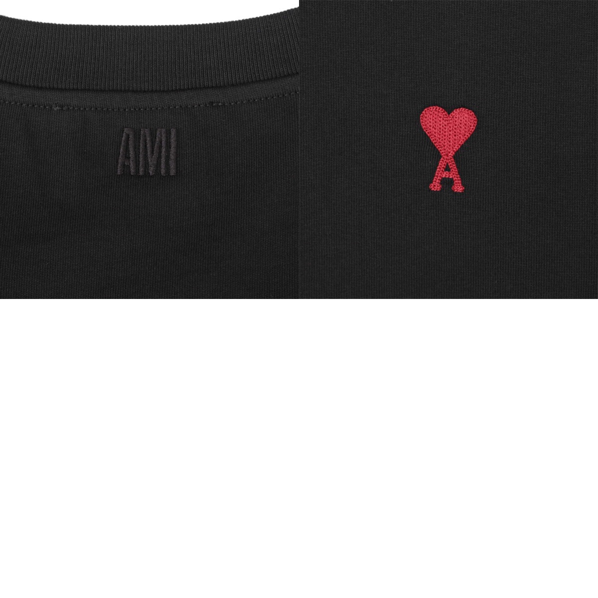 AMI アミ クルーネックTシャツ/RED AMI DE COEUR TSHIRT