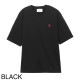 AMI アミ クルーネックTシャツ/RED AMI DE COEUR TSHIRT