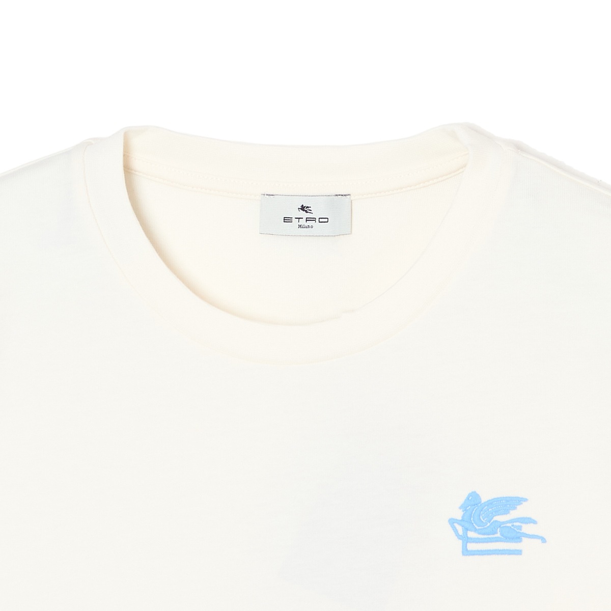 ETRO エトロ クルーネックTシャツ/KIDS キッズ/ペガソ ロゴ Tシャツ レディース