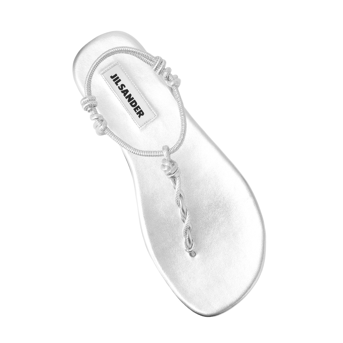 ジルサンダーJIL SANDERフラットサンダル36ホワイト JIL SANDER ジルサンダー サンダル/フラットサンダル/TANGLE FLAT