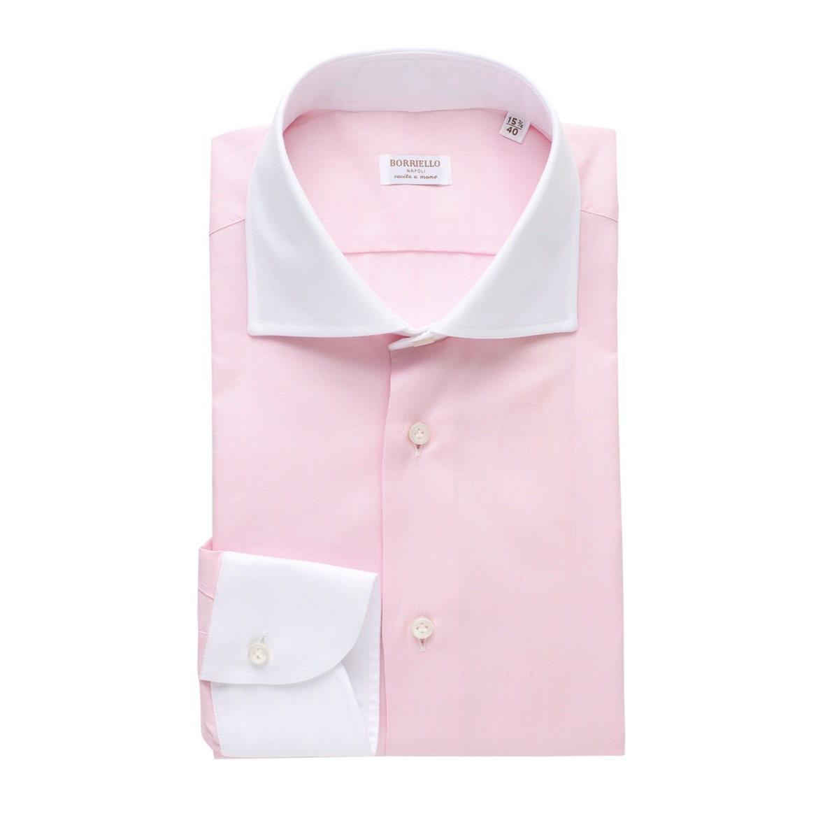 BORRIELLO ボリエッロ クレリックシャツ/Z9 SLIM FIT【大きいサイズ