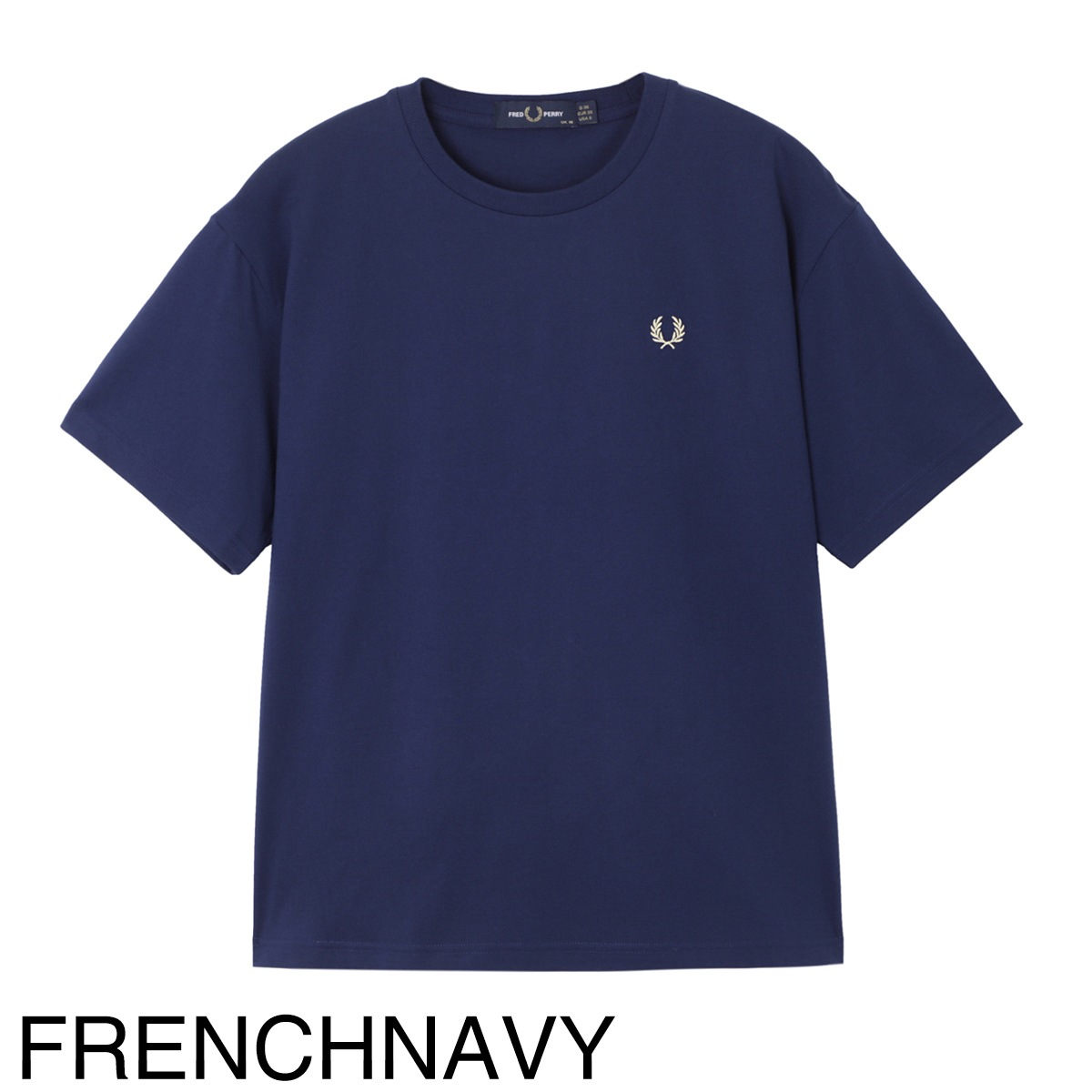 FRED PERRY ブラック クルーネック トレーナー ネコポス対応(1点まで)】FRED PERRY フレッドペリー クルー