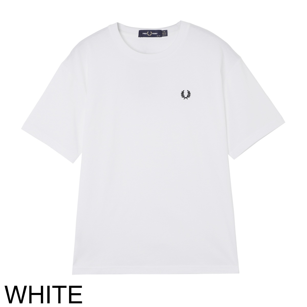 【ネコポス対応(1点まで)】FRED PERRY フレッドペリー クルーネックTシャツ/CREW NECK T-SHIRT レディース