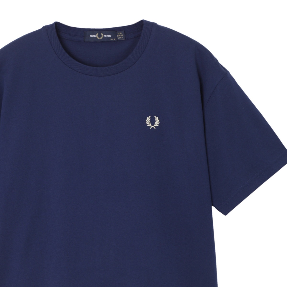 FRED PERRY フレッドペリー クルーネックTシャツ/CREW NECK T-SHIRT レディース