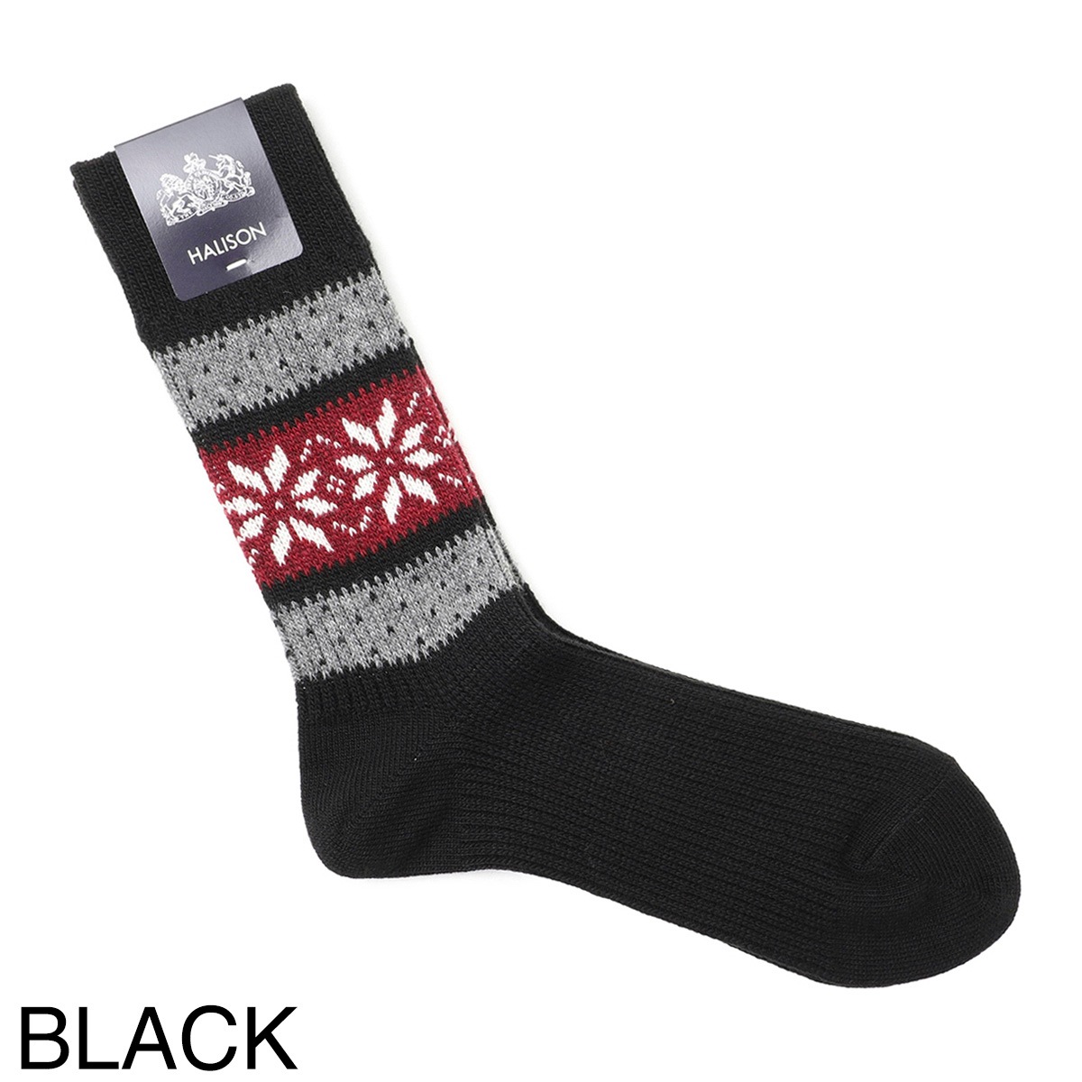 【ネコポス対応(2点まで)】HALISON ハリソン 靴下/ソックス/相当サイズ 25-27cm【返品交換不可】 メンズ
