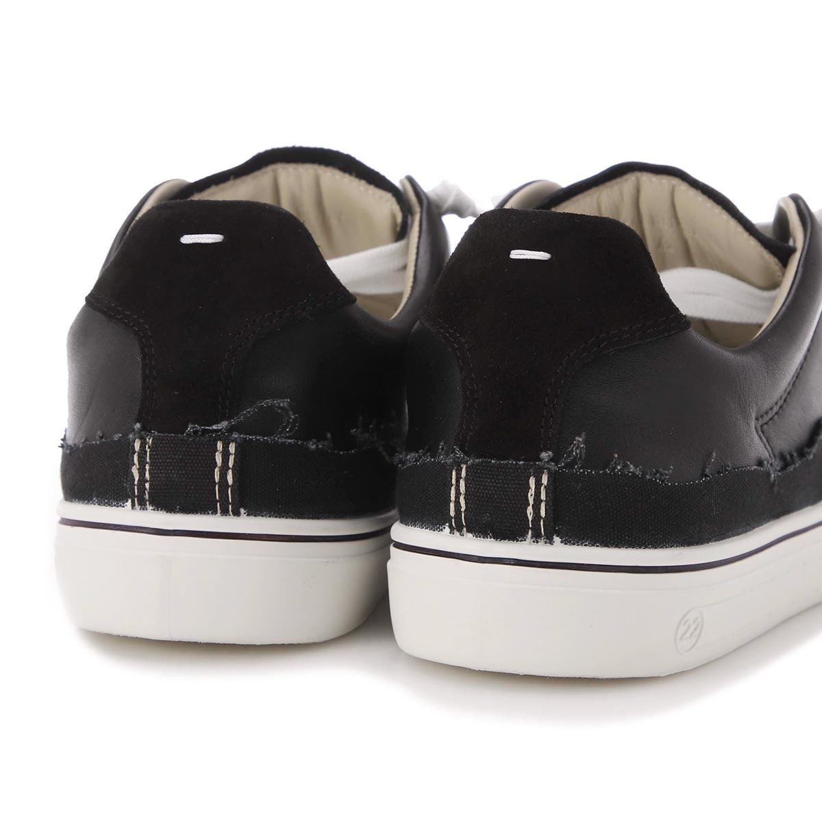 Maison Margiela エボリューション Low 黒 キャンパスレザー MAISON MARGIELA / メゾン マルジェラ】Evolution LOW