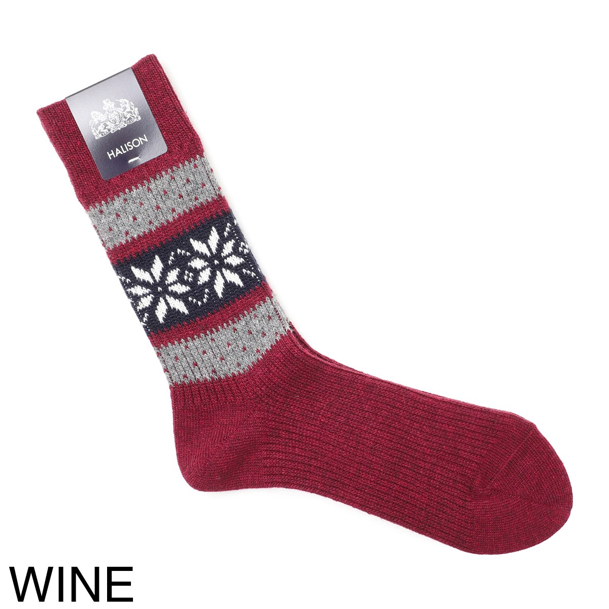 【ネコポス対応(2点まで)】HALISON ハリソン 靴下/ソックス/相当サイズ 25-27cm【返品交換不可】 メンズ