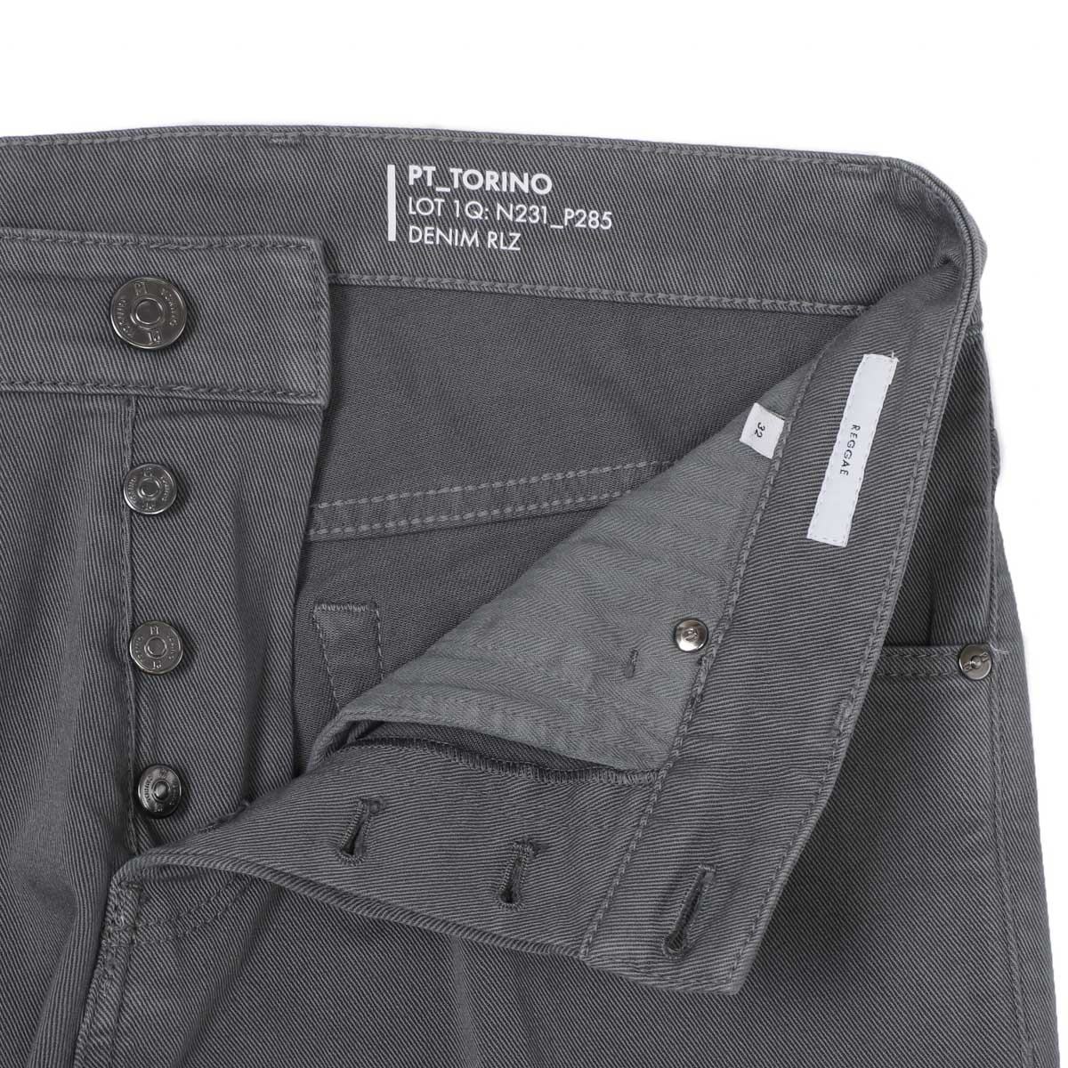 【アウトレット】PT TORINO DENIM ピーティートリノデニム ボタンフライジーンズ/REGGAE TAPERED FIT【大きいサイズあり】 メンズ