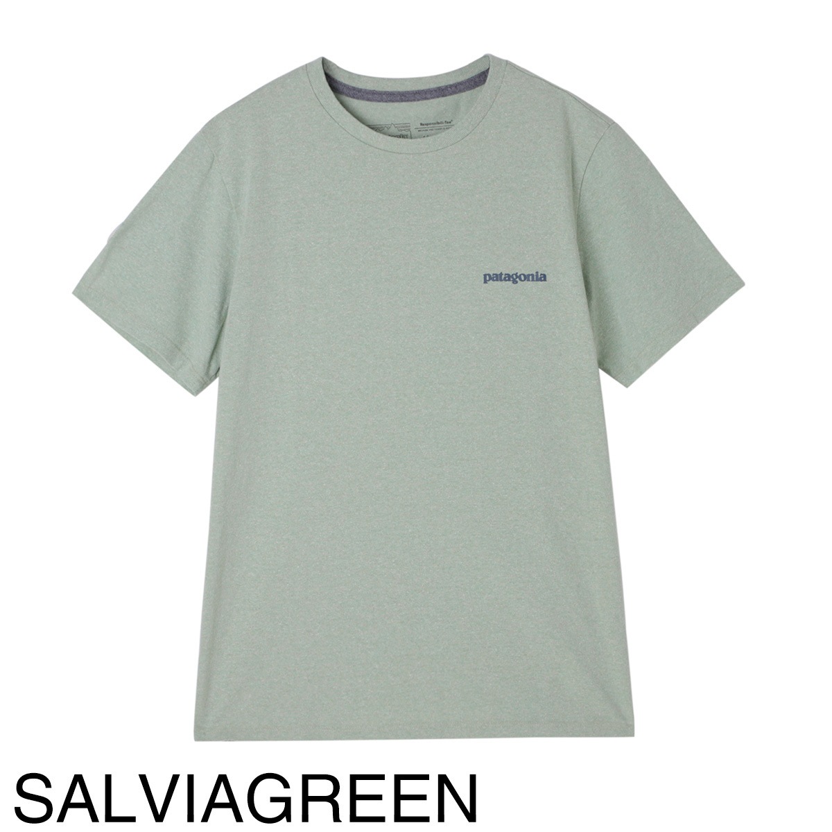 『ネコポス対応(1点まで)』patagonia パタゴニア クルーネック半袖Tシャツ/Fitz Roy Icon Responsibili-Tee