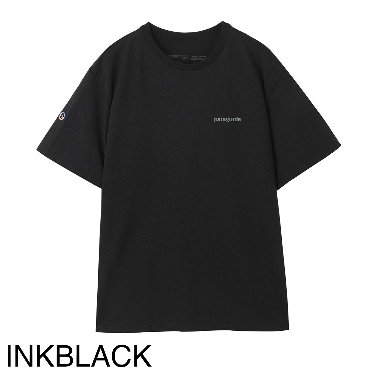 『ネコポス対応(1点まで)』patagonia パタゴニア クルーネック半袖Tシャツ/Fitz Roy Icon Responsibili-Tee
