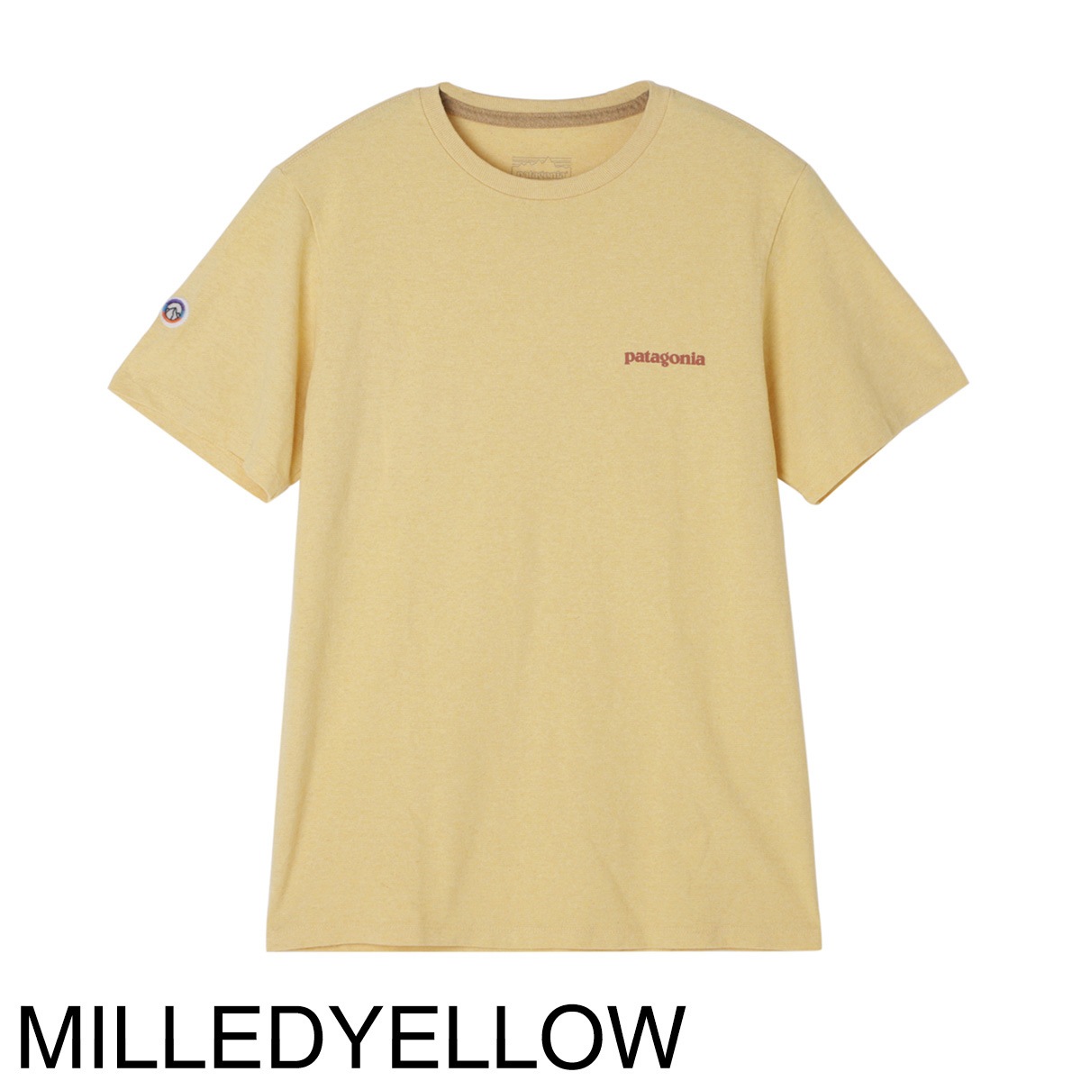 『ネコポス対応(1点まで)』patagonia パタゴニア クルーネック半袖Tシャツ/Fitz Roy Icon Responsibili-Tee