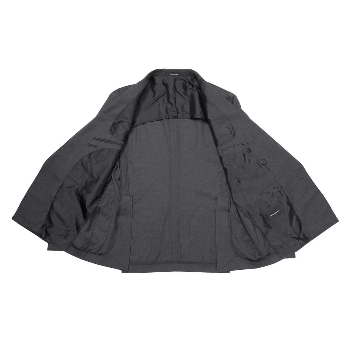 新品未使用 TAGLIATORE リネン ダブルブレストスーツ 黒48 TAGLIATORE タリアトーレ ダブルブレストスーツ【大きいサイズ