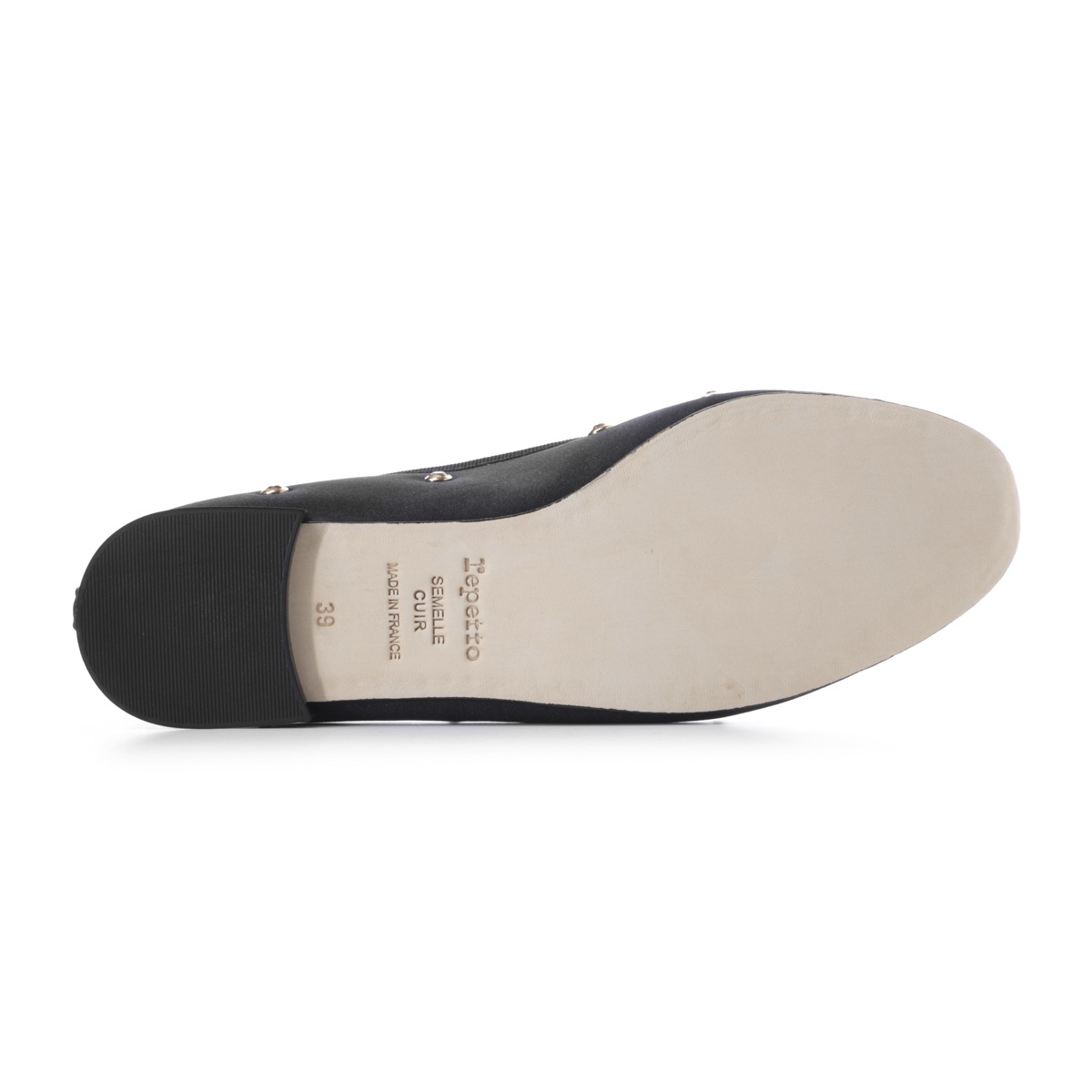 repetto レペット バレエシューズ/フラットシューズ/CENDRILLON HAUTE クリスタル ビジュー リボン ラウンドトゥ【大きいサイズあり】 レディース