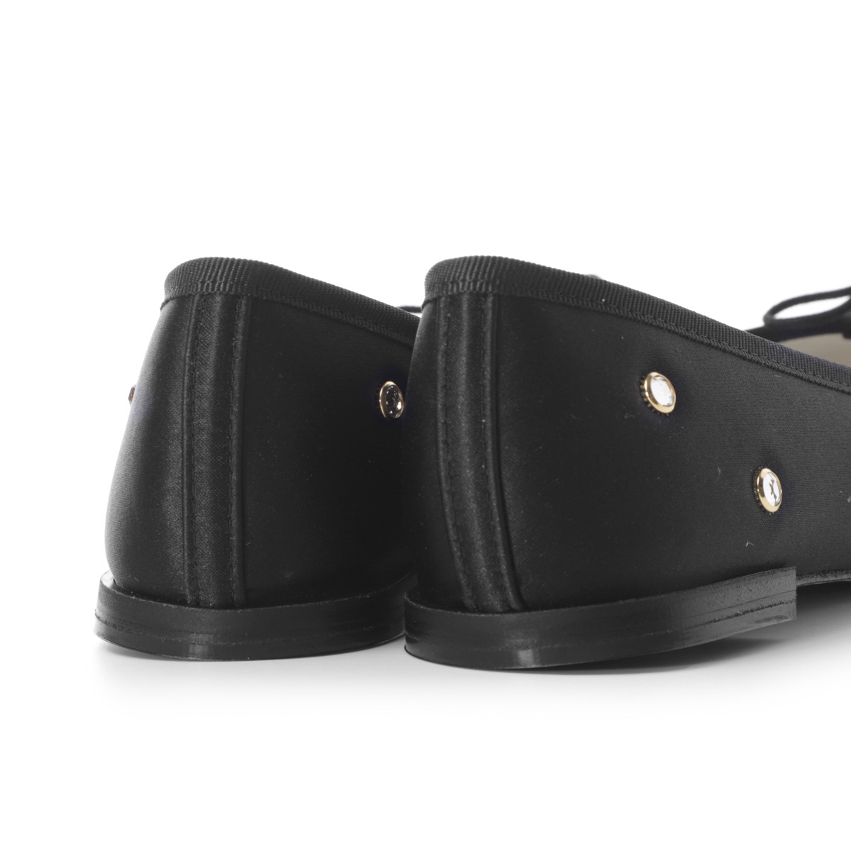 repetto レペット バレエシューズ/フラットシューズ/CENDRILLON HAUTE クリスタル ビジュー リボン ラウンドトゥ【大きいサイズあり】 レディース