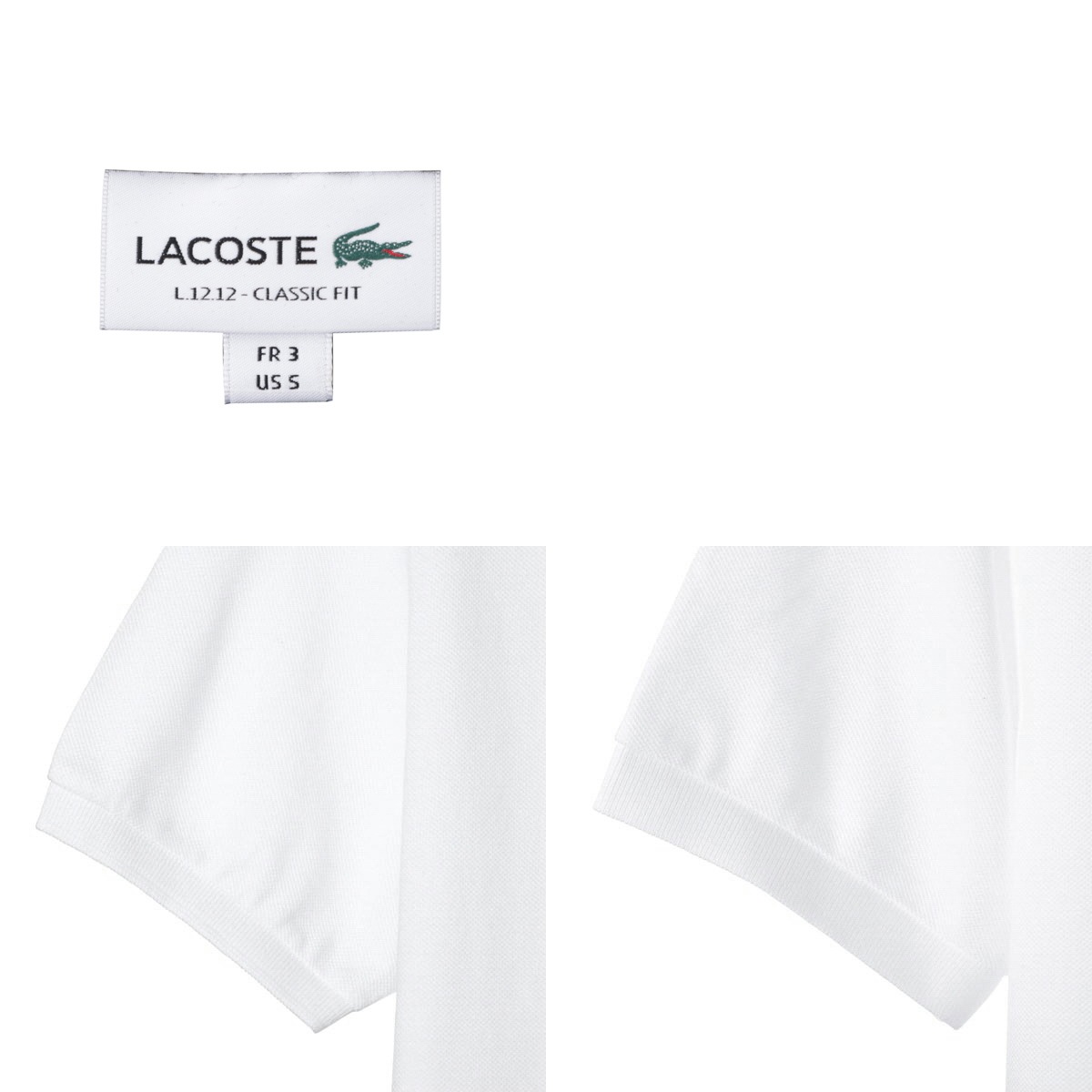 LACOSTE ラコステ ポロシャツ/LACOSTE CLASSIC FIT L.12.12 POLO SHIRT