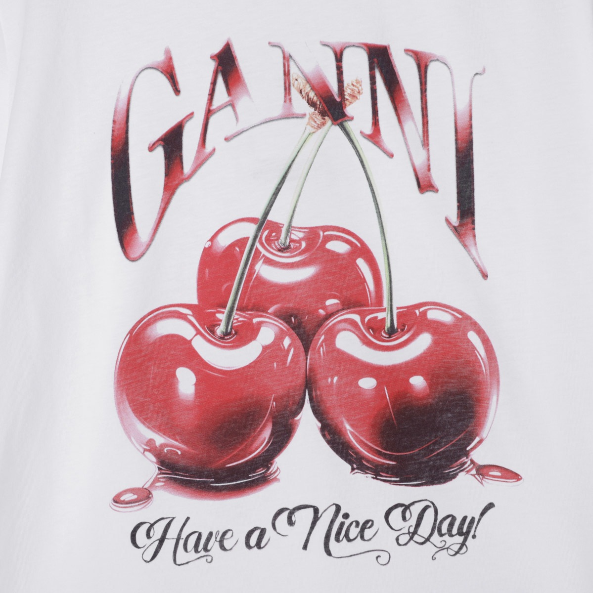 アウトレット】【ラスト1点】GANNI ガニー クルーネックTシャツ/BASIC