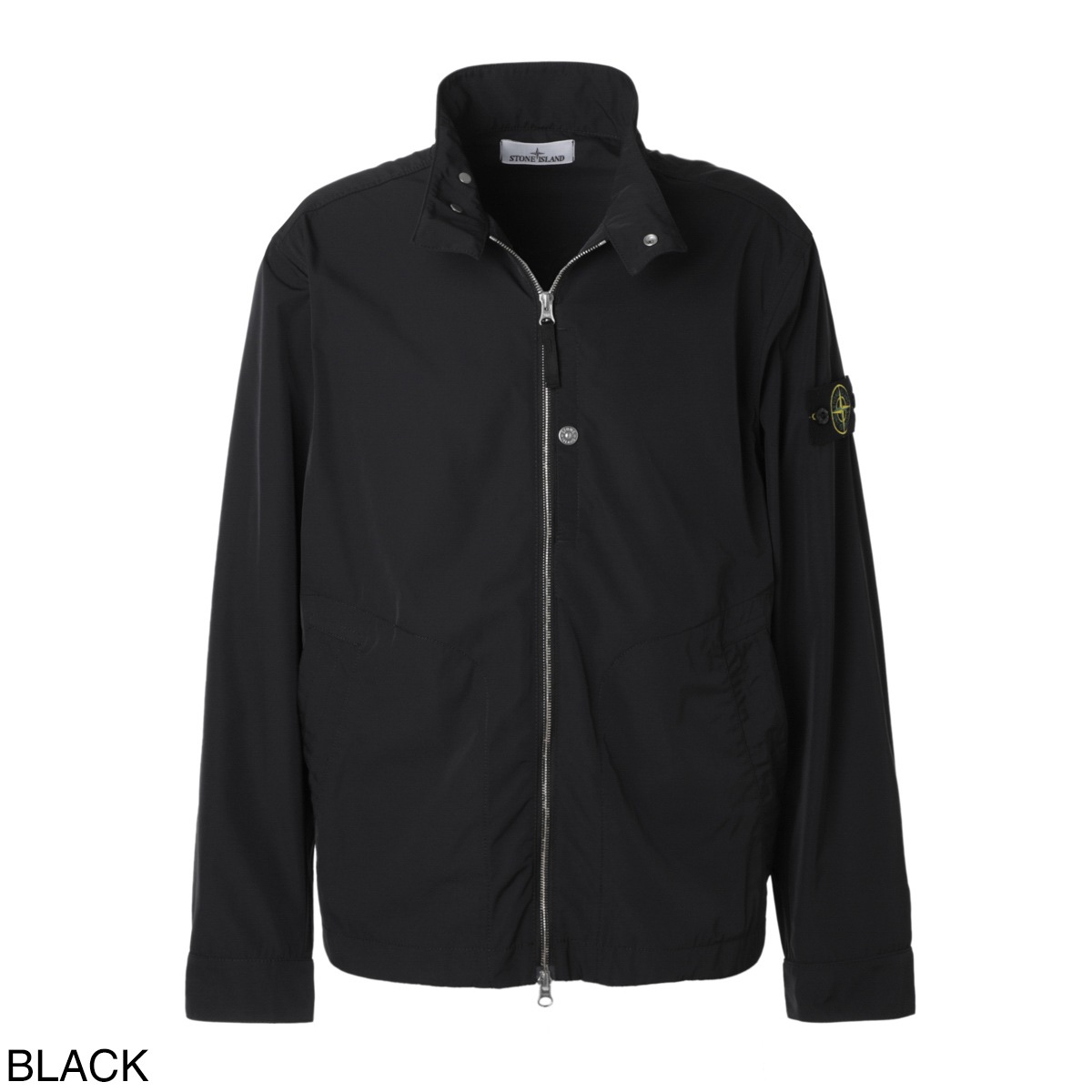 ストーンアイランド　2025SS MICRO TWILL ブラック　サイズM ストーンアイランド STONE ISLAND ブルゾン Q0726 POLYESTER