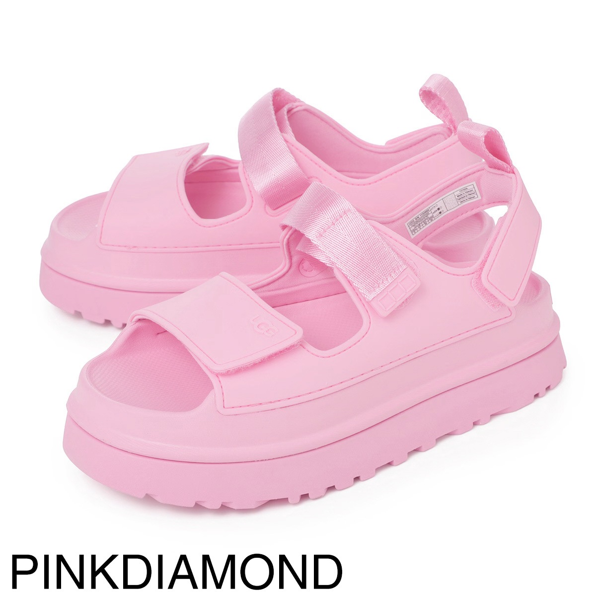 UGG アグ サンダル/GOLDENGLOW プラットフォーム 厚底 ストラップ レディース