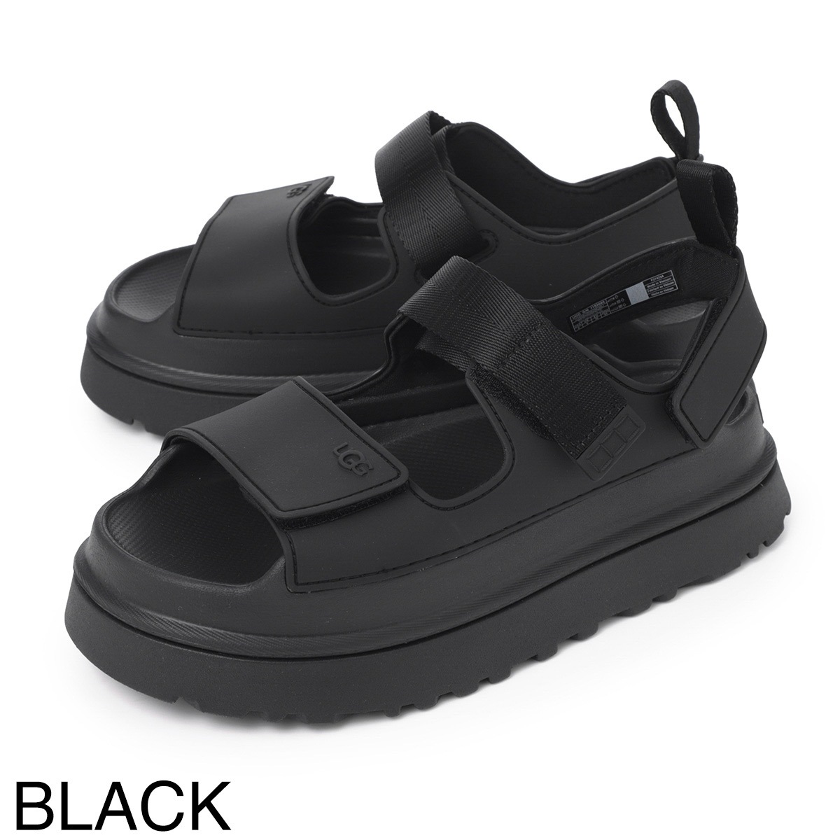 UGG アグ サンダル/GOLDENGLOW プラットフォーム 厚底 ストラップ レディース