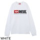 DIESEL ディーゼル クルーネック 長袖Tシャツ/T-JUST-LS-DIV メンズ