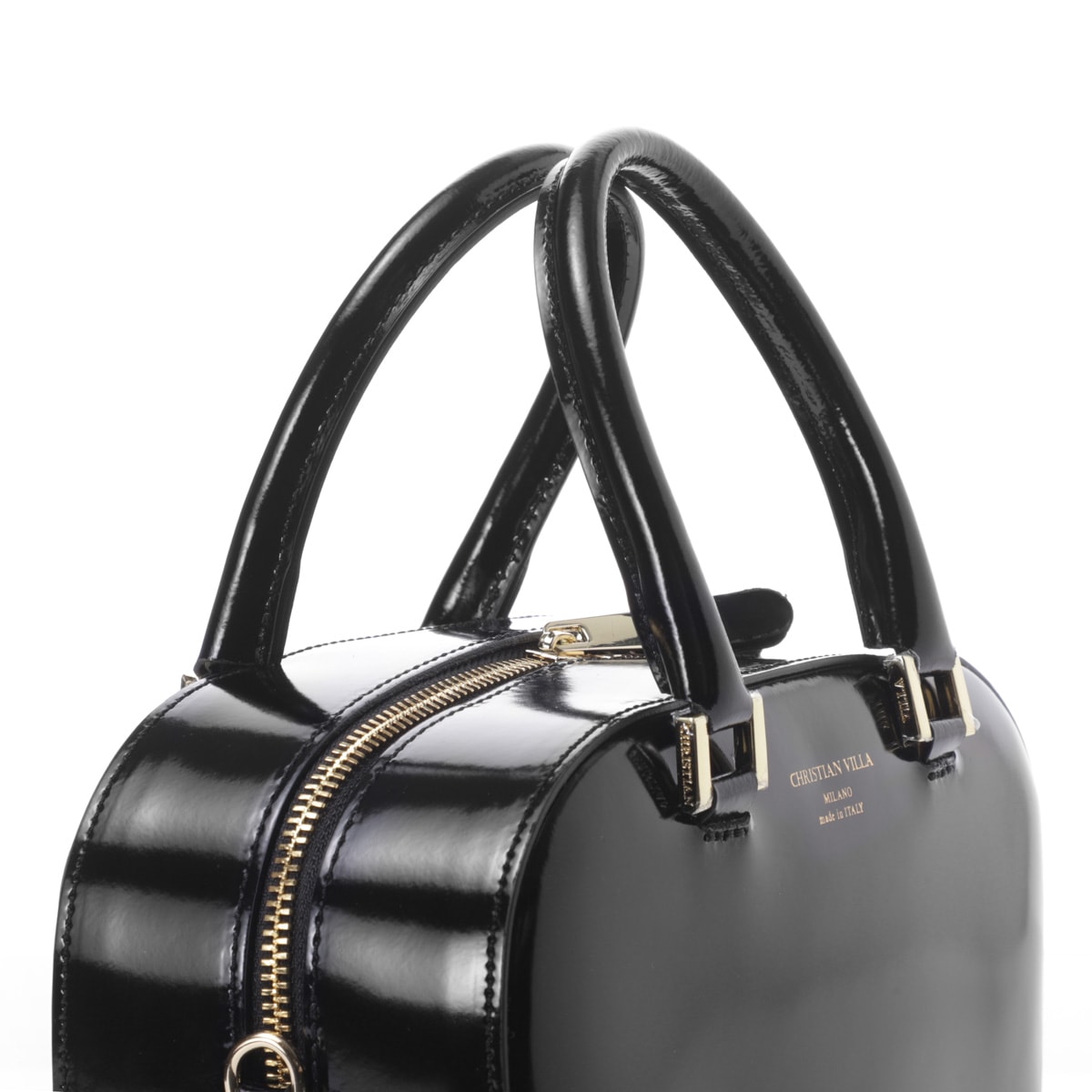 CHRISTIAN VILLA クリスチャンヴィラ ボストンバッグ CHRISTIAN VILLA クリスチャン ヴィラ ボストンバッグ 2WAY/ガラス