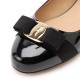 FERRAGAMO フェラガモ バレエシューズ/フラットシューズ/VARINA ワイズD PATENTCALF レディース