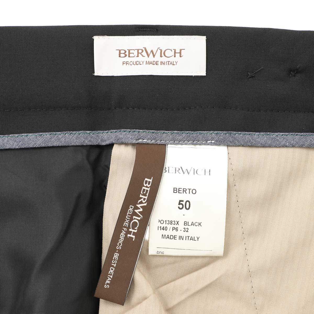 BERWICH ベルウィッチ スラックス/ウールパンツ/BERTO HIGH PERFORMANCE POLI-WOOL STRETCH メンズ