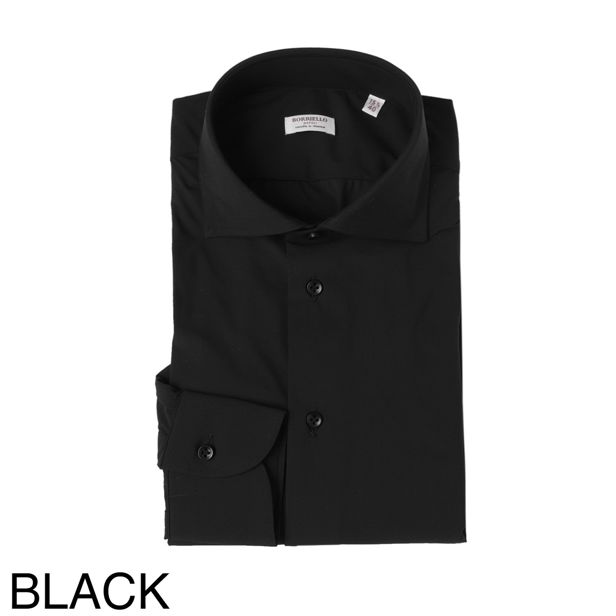 Tシャツ・カットソー BORRIELLO FW24 'Marechiaro' shirt (19050 3) BORRIELLO ボリエッロ ワイドカラー シャツ/セミワイドカラー