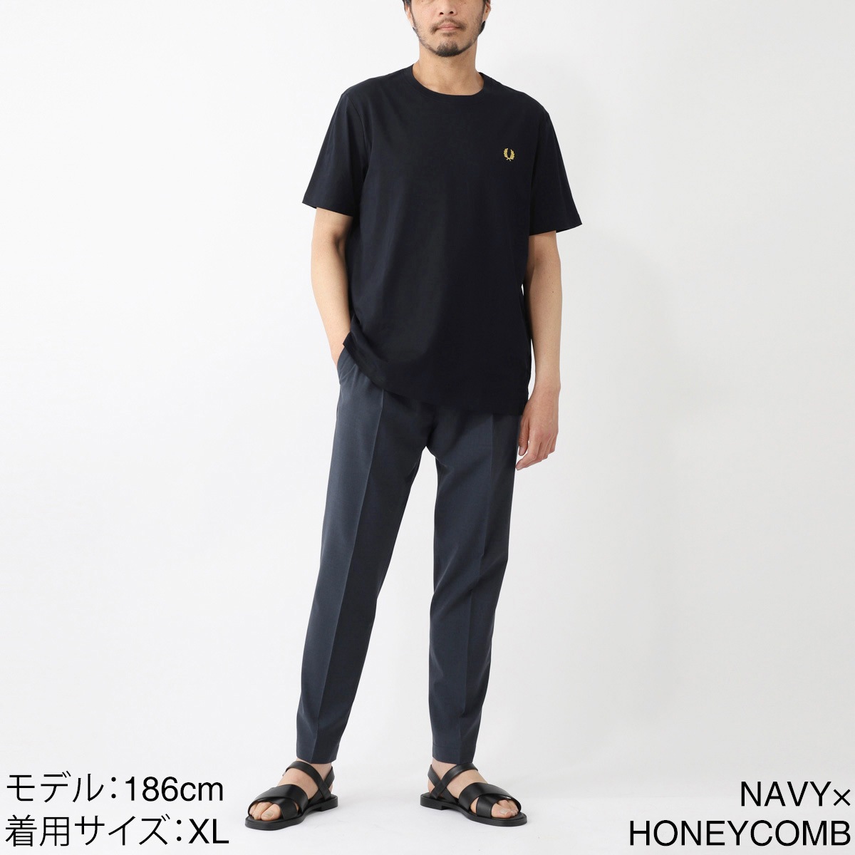 『ネコポス対応(1点まで)』FRED PERRY フレッドペリー クルーネックTシャツ/M1600 メンズ