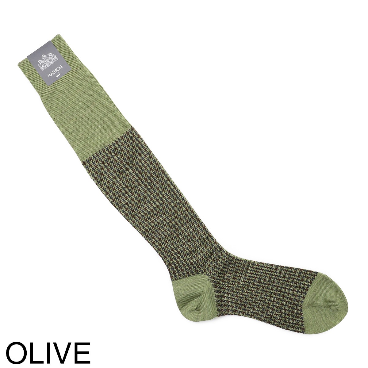 【ネコポス対応(3点まで)】HALISON ハリソン 靴下/ソックス/ロングホーズ 相当サイズ 25-26cm【返品交換不可】 メンズ