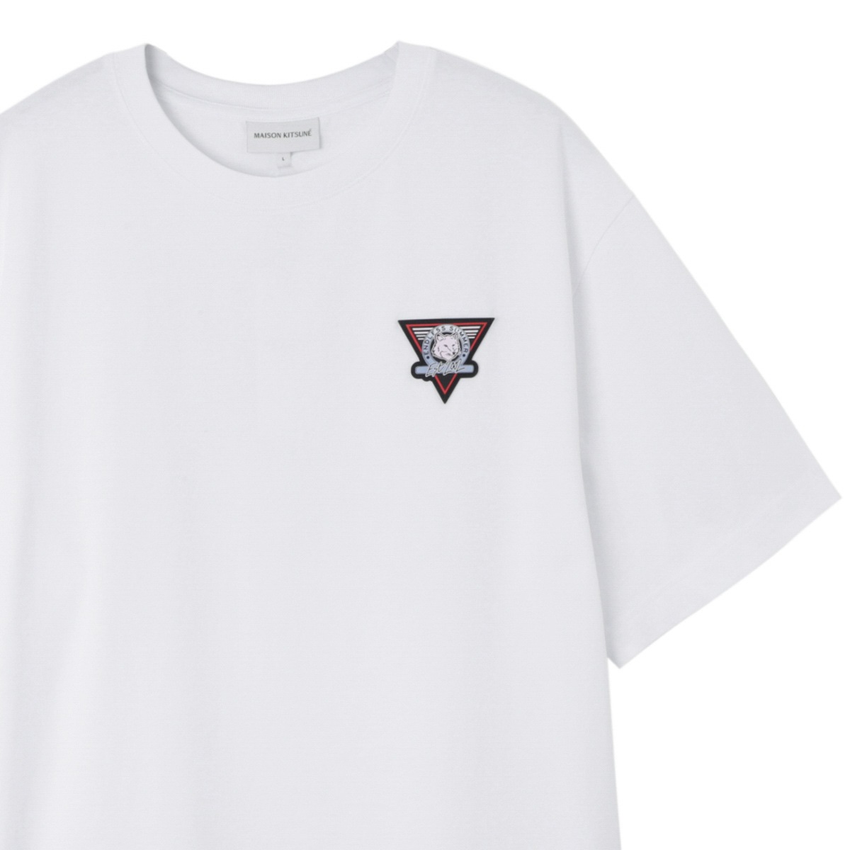 MAISON KITSUNE メゾンキツネ クルーネックTシャツ/SURF COLLAGE