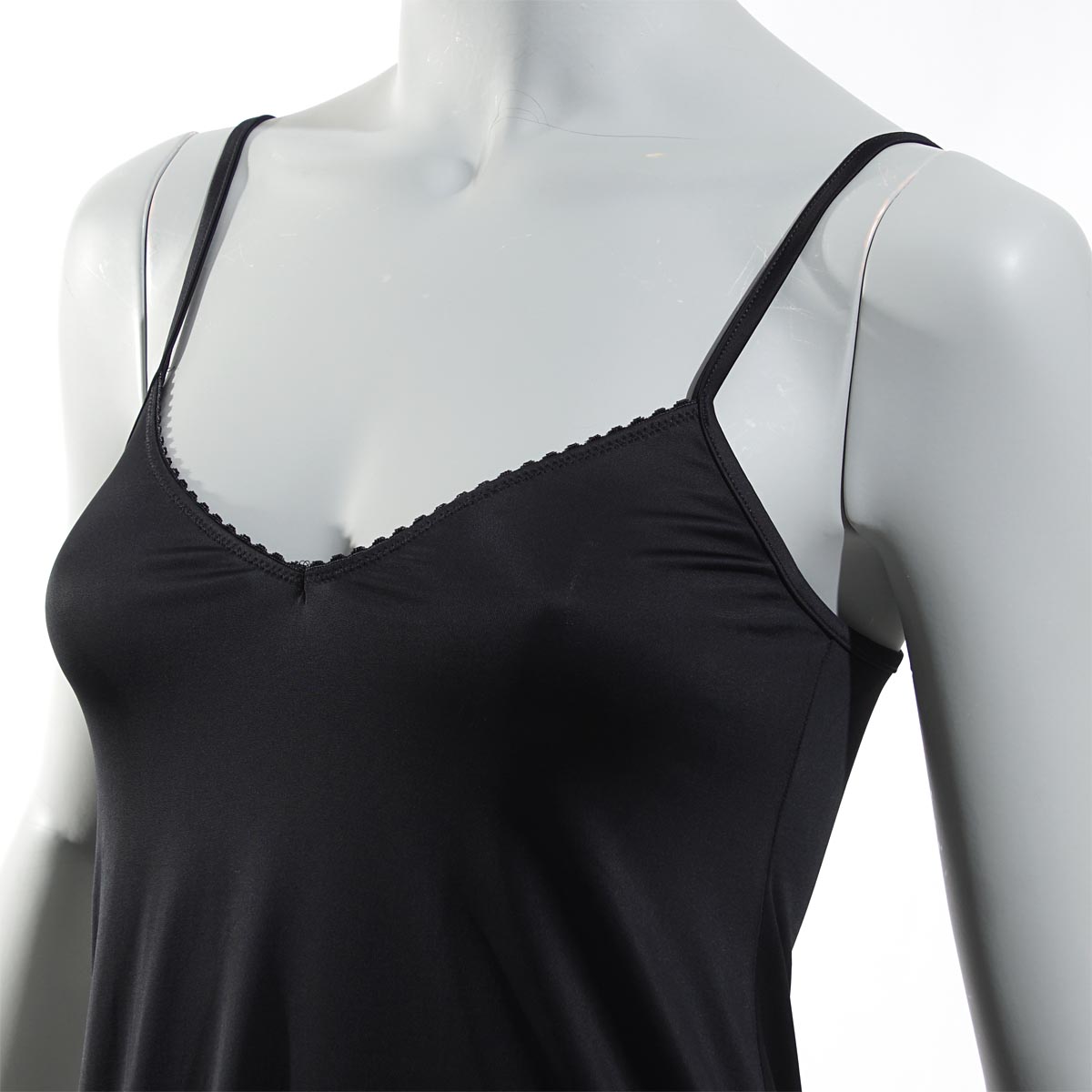 【アウトレット】【ラスト1点】HANRO ハンロ スリップ/SATIN DELUXE サテンデラックス【返品交換不可】 レディース