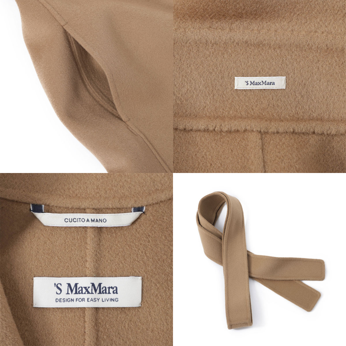 値下げ S Max Mara Sマックスマーラウールカシミアコート 36サイズ S Max Mara(エス マックスマーラ)のウールコートCAPI通販