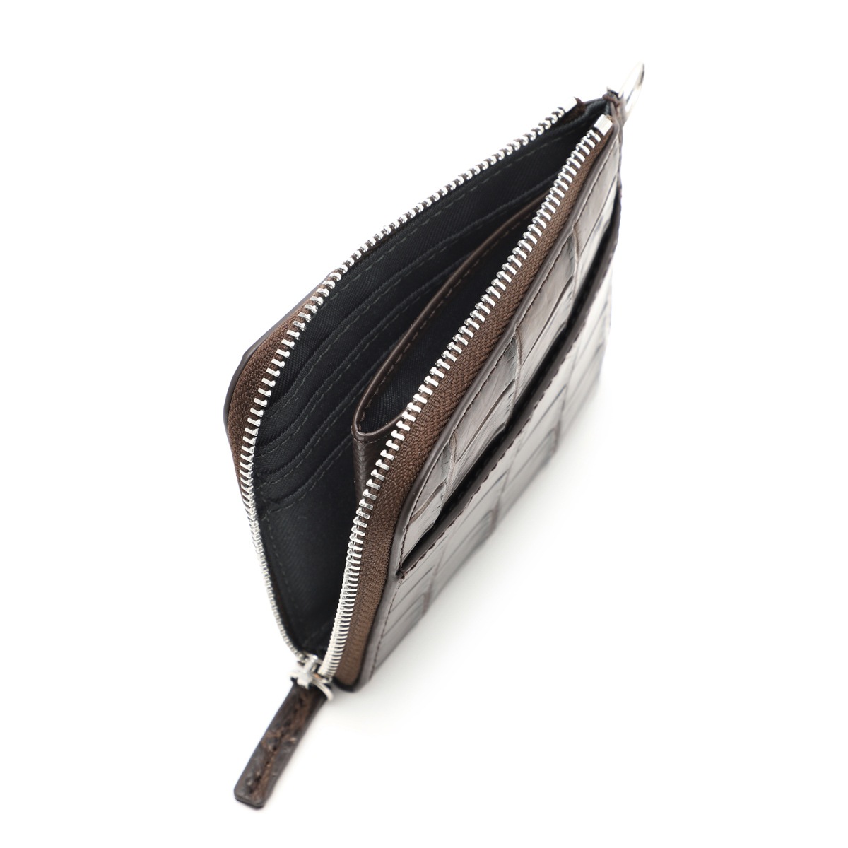 DASE デイス ストラップ付き コインケース/コンパクトウォレット/マットクロコダイル