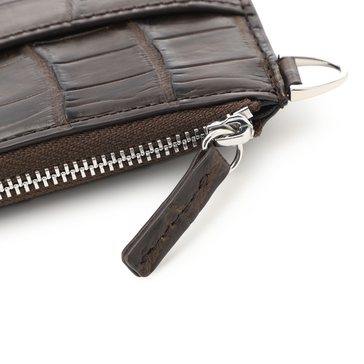 DASE デイス ストラップ付き コインケース/コンパクトウォレット/マットクロコダイル