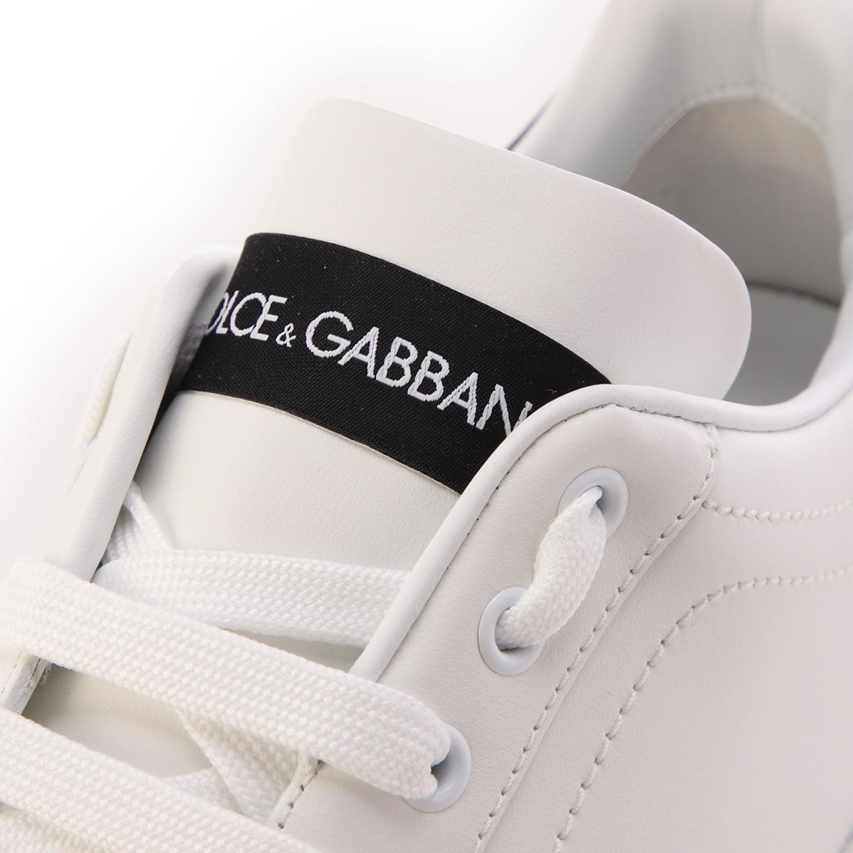 ◆完売前に◆【Dolce&Gabbana】レザースニーカー DOLCE&GABBANA ドルガバ PORTOFINO レザー スニーカー*White系