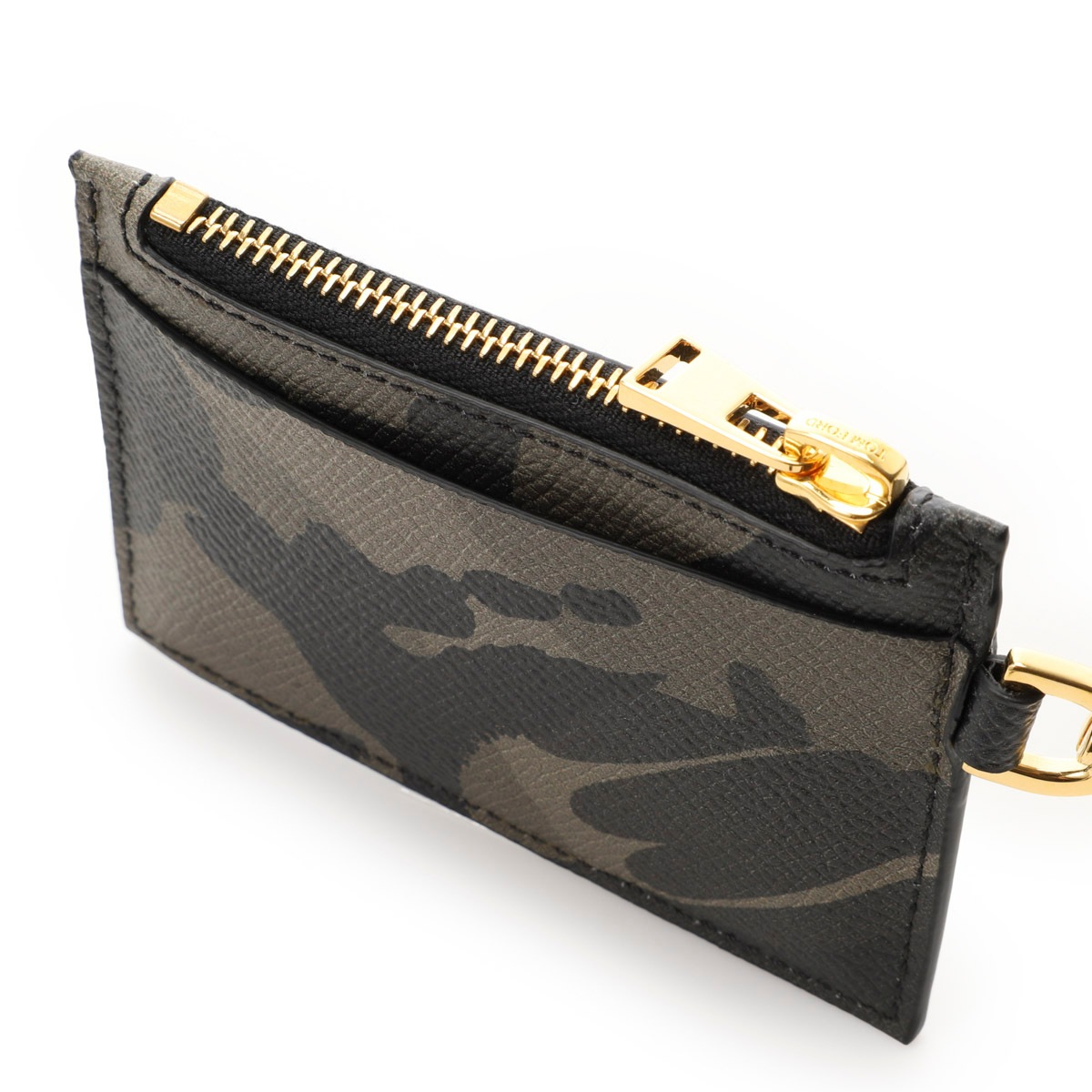 TOMFORD コインケース イタリア製 本革ブルーカモフラージュ カードケース TOMFORD コインケース イタリア製 本革ブルーカモフラージュ