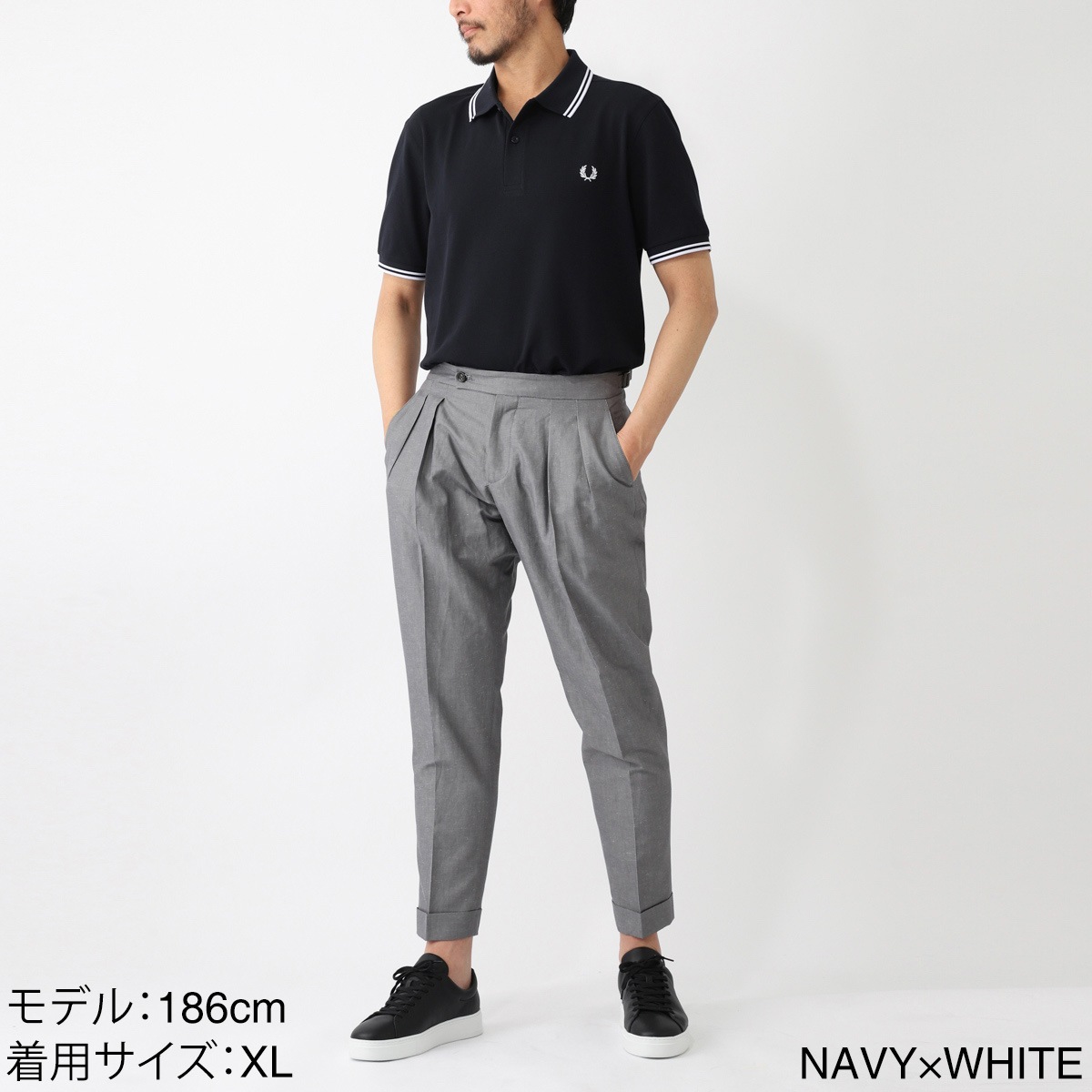 【タイムセール TOPS】FRED PERRY フレッドペリー ポロシャツ/TWIN TIPPED FRED PERRY SHIRT メンズ